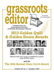 Grassroots editor summer 2013 edition