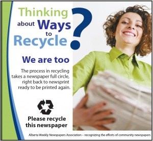 Newspaper Recycling Ad Campaign