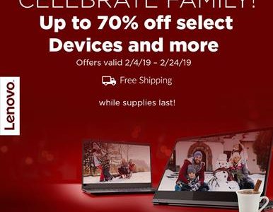 Lenovo savings for February