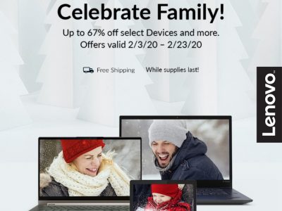 From the Lenovo people – Family Day deals
